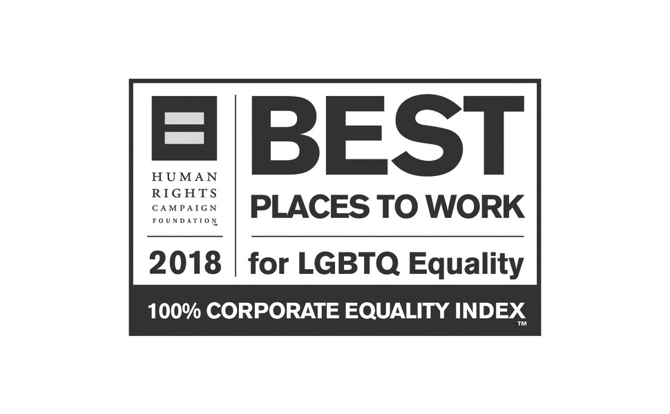 Human Rights Campaign Foundation 2018 Best Places to Work for LGBTQ Equality award