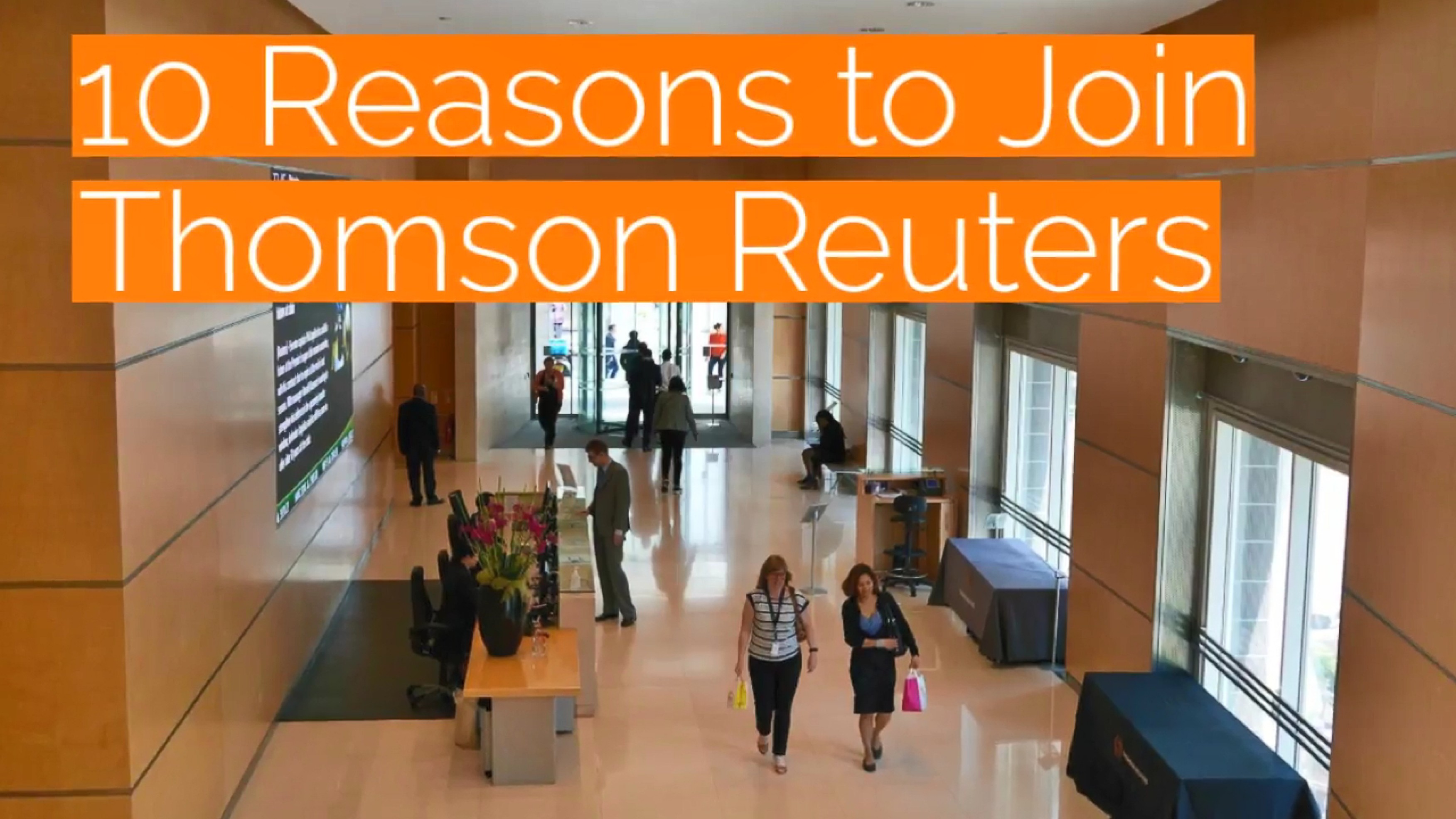 Working at Thomson Reuters | Thomson Reuters