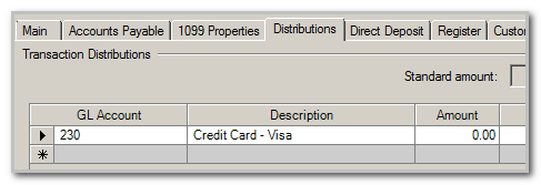 Track credit card purchases