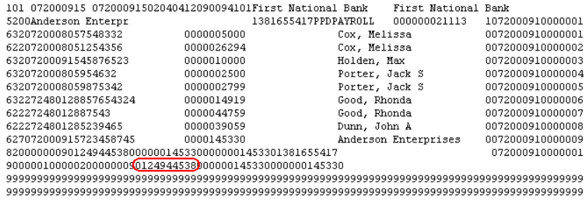 entry hash