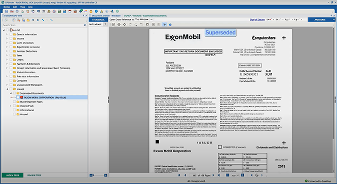 Document with the Superseded stamp