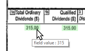 Point to a field to see its value.