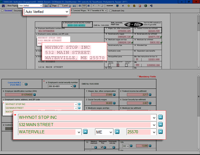 Fields highlighted in pink