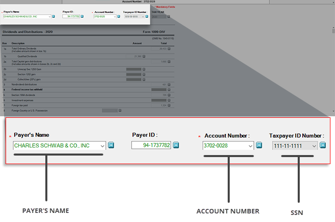 Identifier fields in Review Wizard