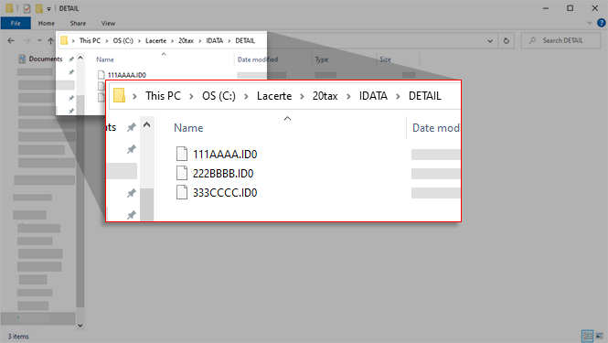 Different extensions depending on tax year