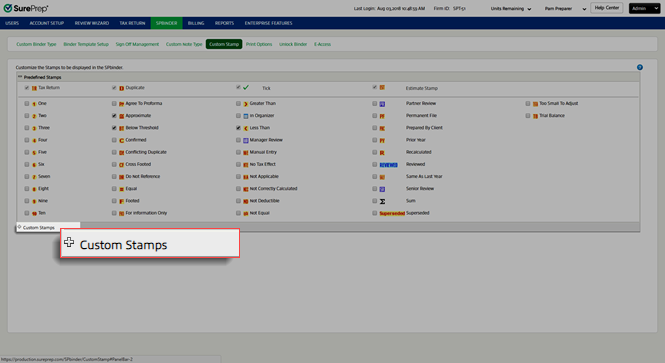 Select Custom Stamps