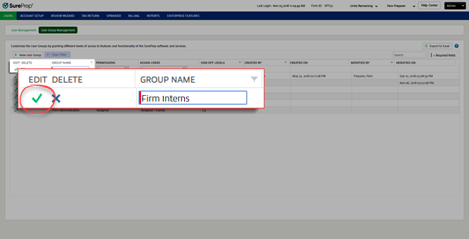 Select the Save icon