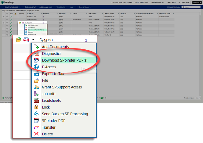 Select Download SPbinder PDF(s)