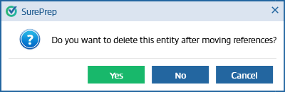 Confirm deletion after moving the references