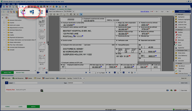 Select the Open in New Window icon