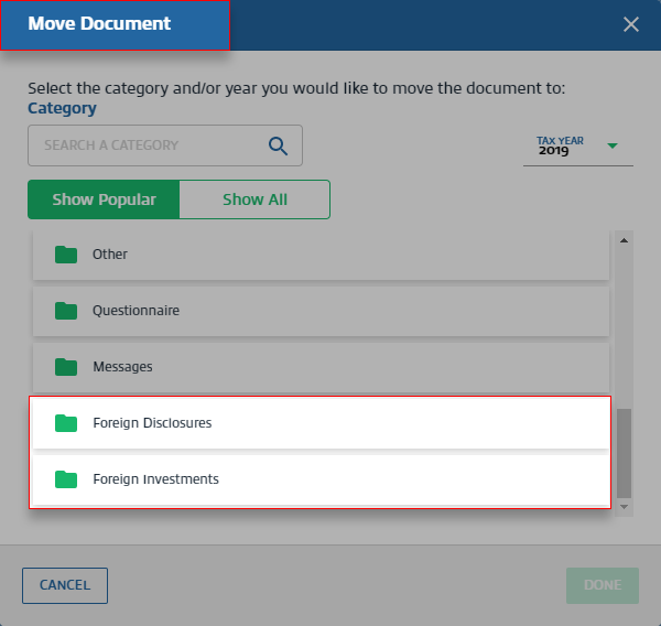 Move Document window