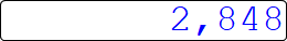 blue numbers in field that signify imported data