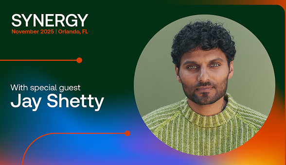 Thomson Reuters is proud to announce Jay Shetty as our SYNERGY 2025 keynote speaker. As a global bestselling author, award-winning podcast host, and Chief Purpose Officer of Calm, Jay brings unique perspectives on purpose-driven leadership to professional audiences worldwide. Join us this November in Orlando.